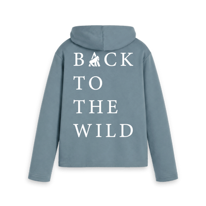 Stone Blue Printed Hoody Back