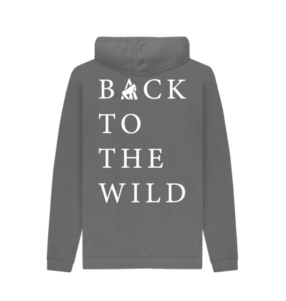 Slate Grey Printed Hoody Back