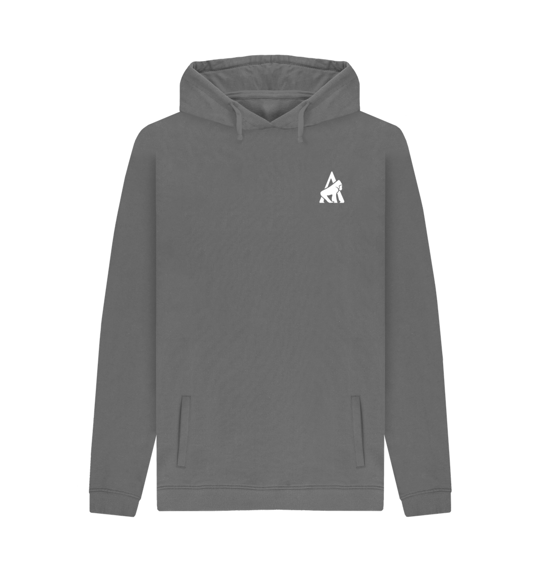 Slate Grey Printed Hoody Front