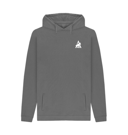 Slate Grey Printed Hoody Front