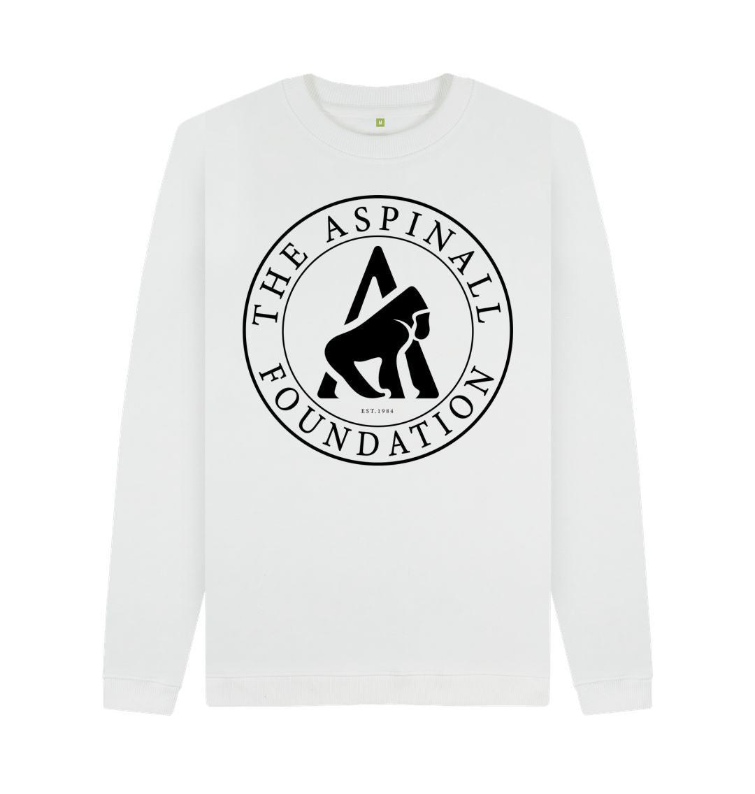 White Aspinall Foundation crew neck sweater