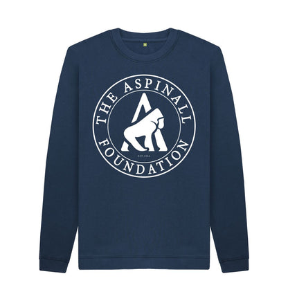 Navy Blue Back to the Wild sweater