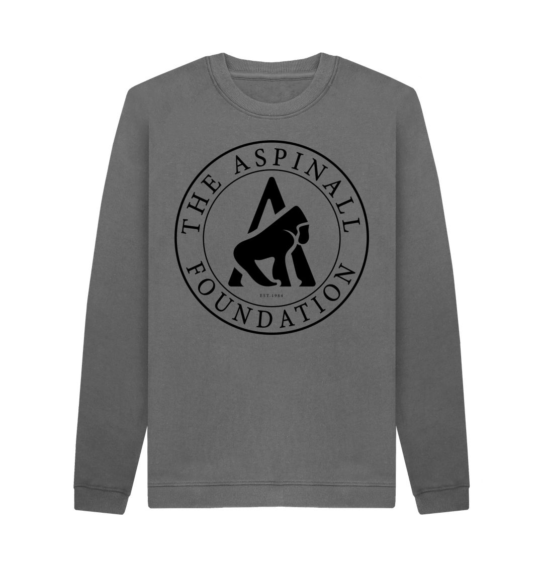 Slate Grey Aspinall Foundation crew neck sweater